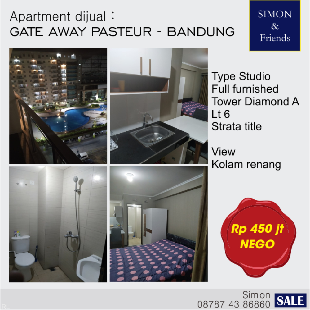 Jual apartemen di Bandung